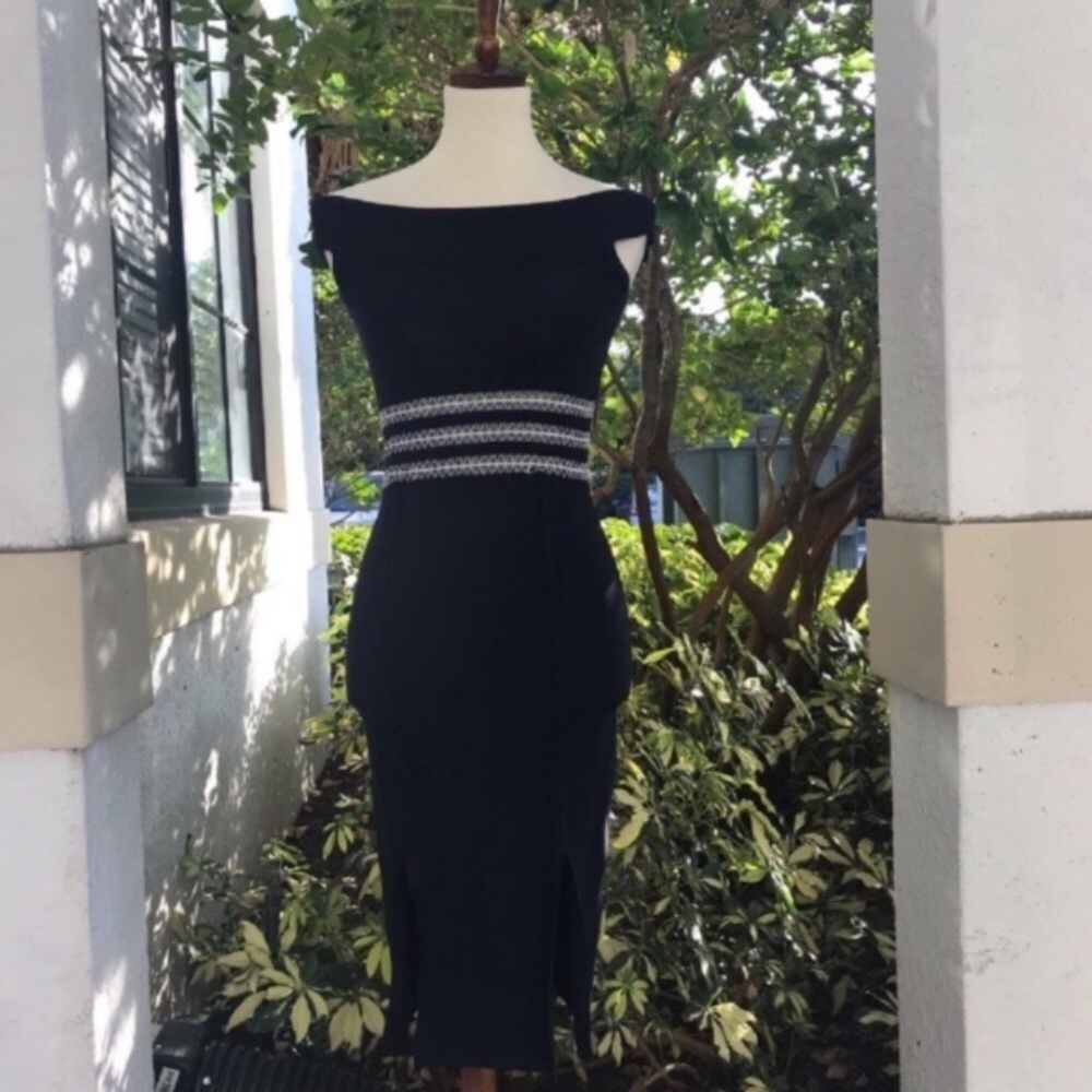 Jonathan Simkhai Off the Shoulder Sweater dress